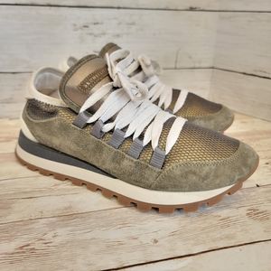 Brunello Cucinalli Metallic trainer sneakers size 6